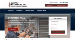 Desktop Screenshot of georgiamechanical.com
